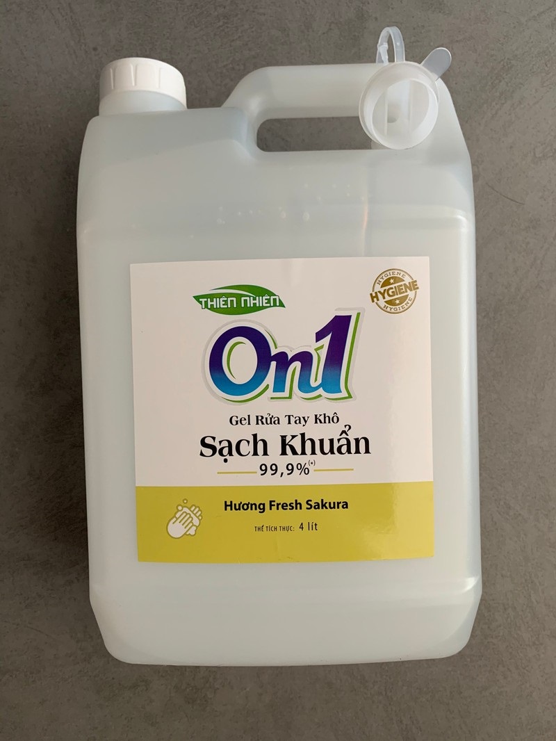 Nước rửa tay khô ON1 bình lớn 4L hàng chính hãng