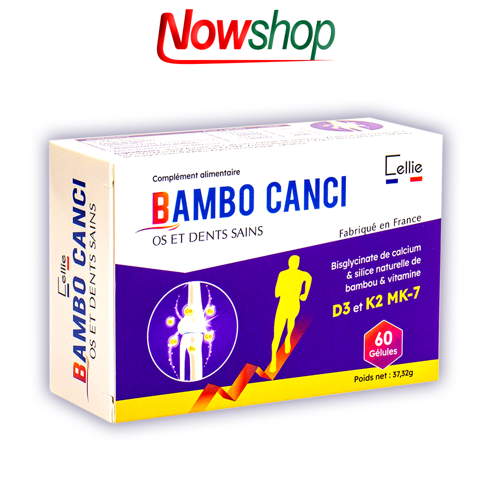 Viên uống bổ sung canxi hữu cơ Cellie Bambo Canci giúp tăng chiều cao giảm