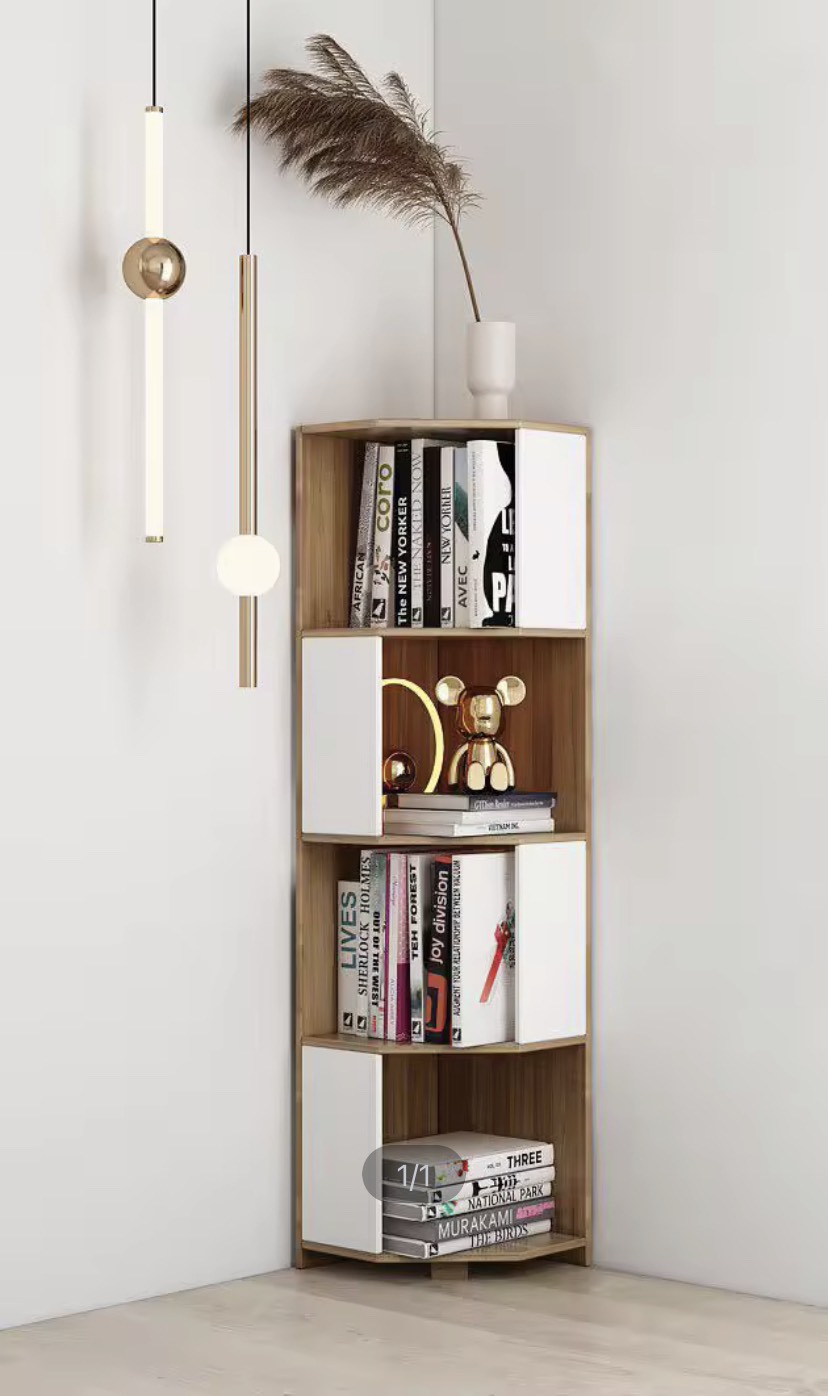 Kệ góc gỗ 4 tầng lắp ghép cực đẹp mẫu mới