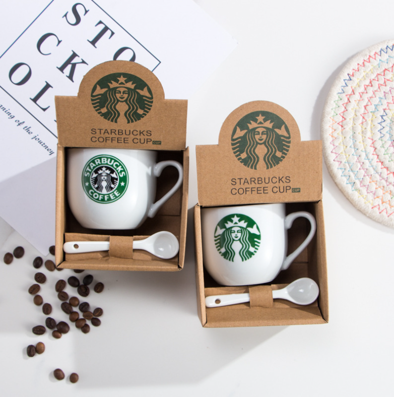 Cốc sứ ly sứ cafe 200ml biểu tượng Starbuck - SunstoreVN