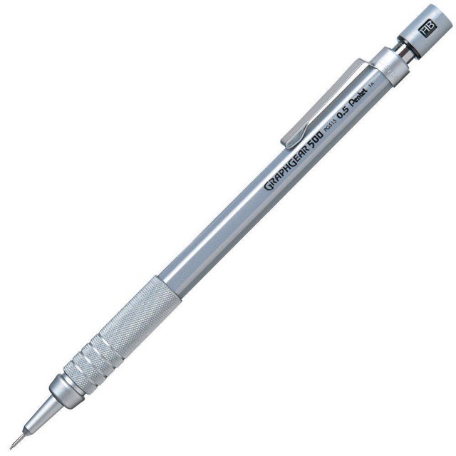 Bút chì kim kỹ thuật pentel graphgear pg515/517, chì bấm cơ khí
