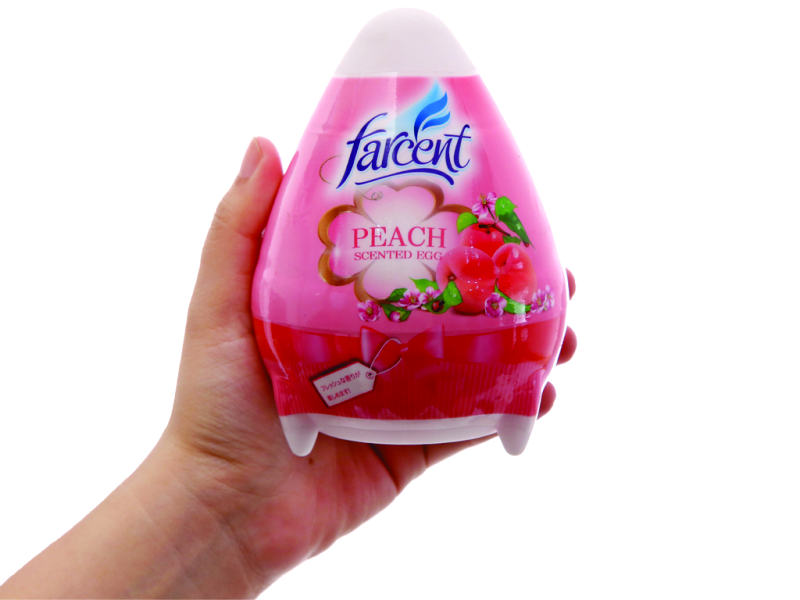 [XẢ HÀNG] Sáp Thơm Hình Trứng Farcent (170g) - Hương Đào - mùi thơm dịu nhẹ, dễ chịu, thời gian sử dụng lâu, tiết kiệm chi tiêu - FARCENT VIỆT NAM