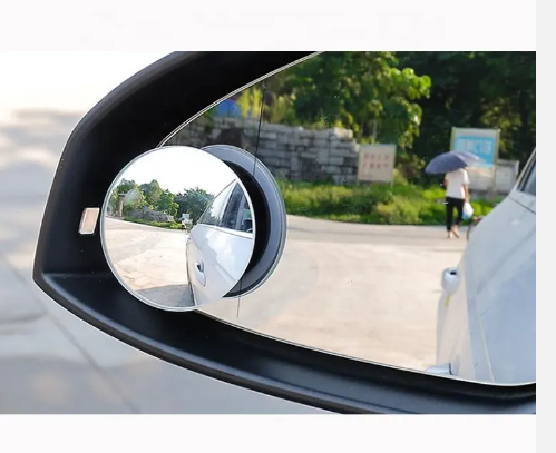 Gương Cầu Lồi GCL-01 Gắn Kính Hậu Ô Tô Xoay 360 Xoá Điểm Mù Tặng kèm đế dính