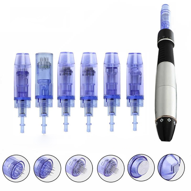 Đầu lăn kim nano - kim 12 - kim 36 cho máy dr pen, máy lăn kim, máy phi kim