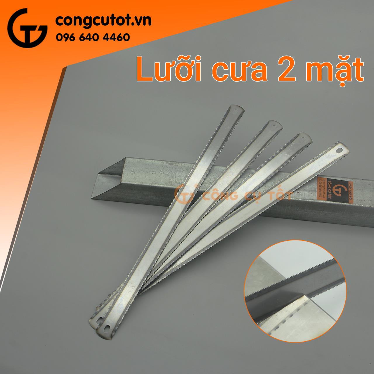Combo 4 chiêc lưỡi cưa sắt 2 mặt