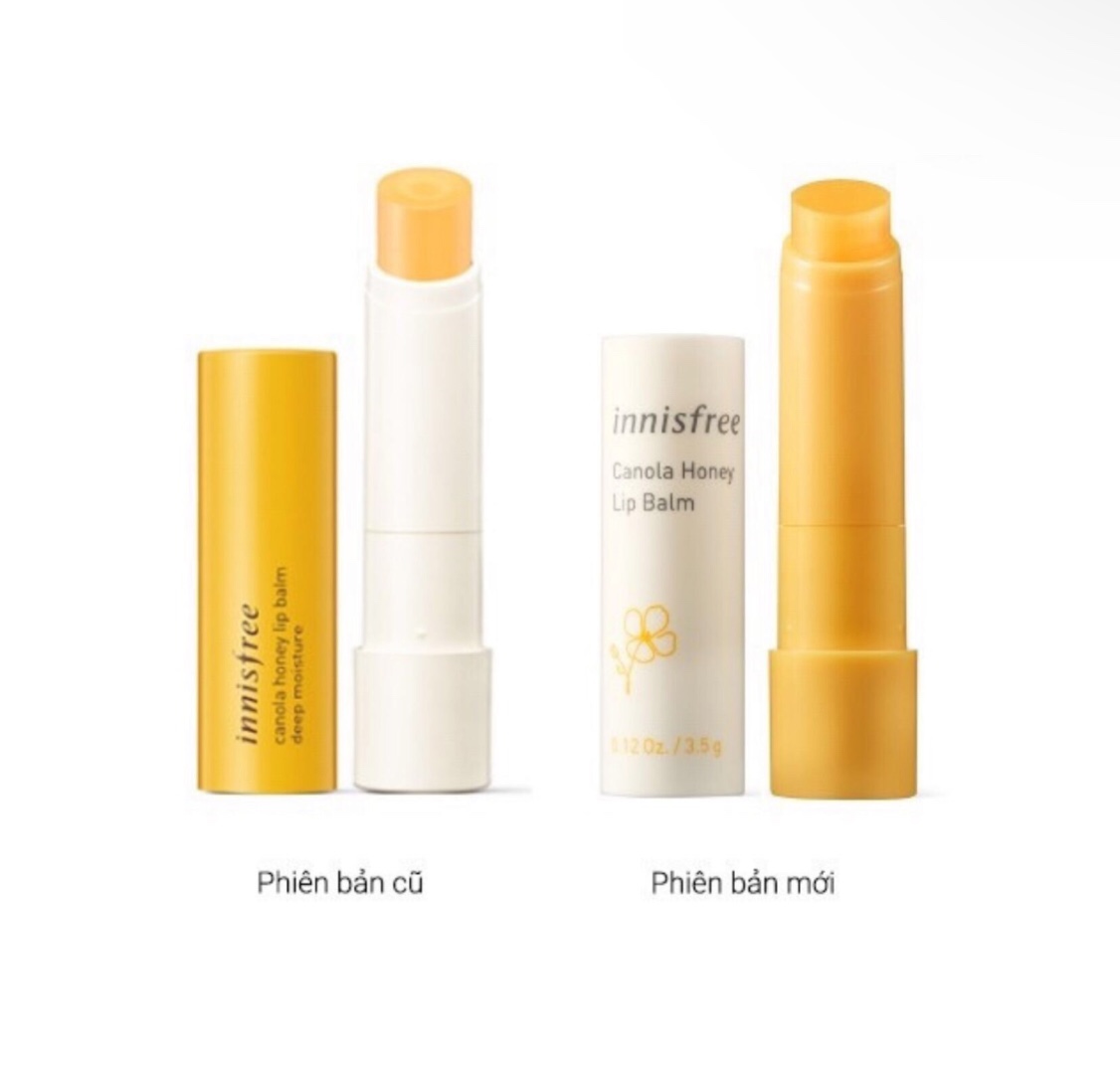 Son dưỡng môi không màu Innisfree Canola Honey Lip Balm MẪU MỚI