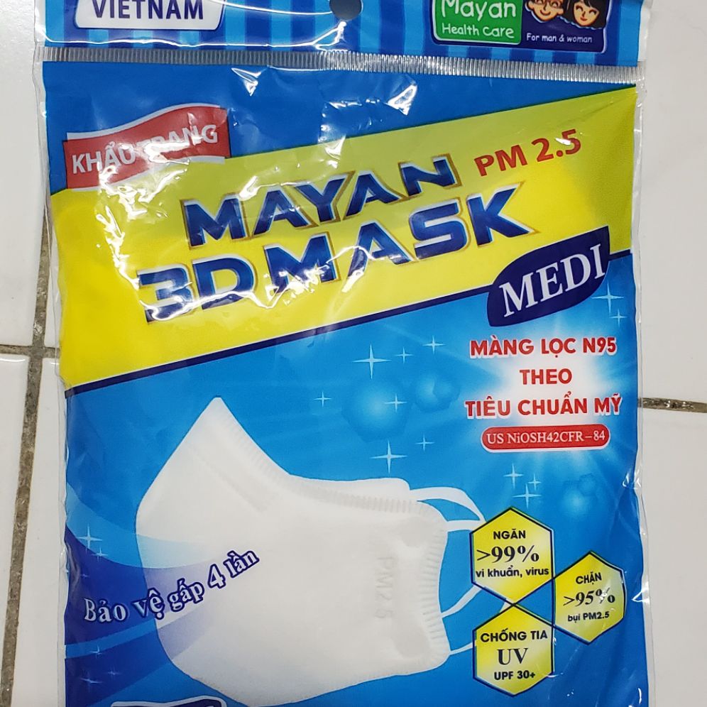 [HCM]khẩu trang Mayan 3D Mask PM 2.5