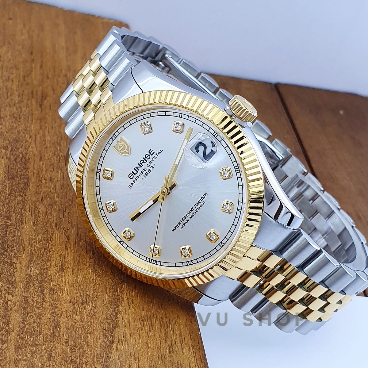[HCM]Đồng hồ nam SUNRISE 1255SA Chính hãng