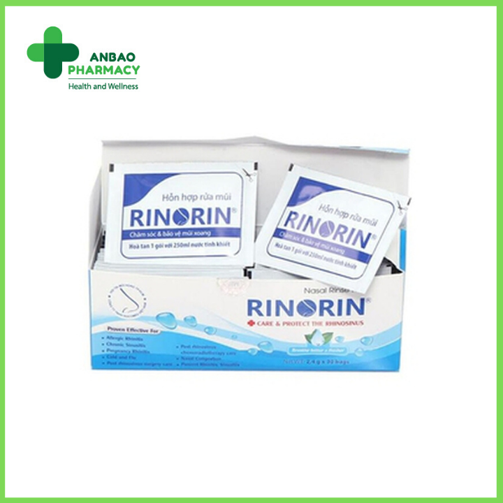 Muối rửa mũi rinorin 30 gói