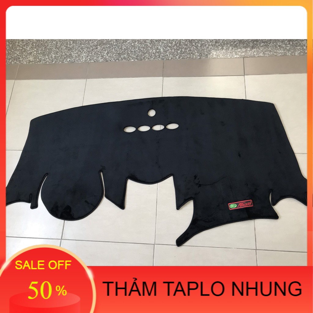 Thảm Che Nắng Taplo Ô Tô Nhung 3 Lớp Chống Trượt FORD FIESTA 2011-2013 2014- 2018