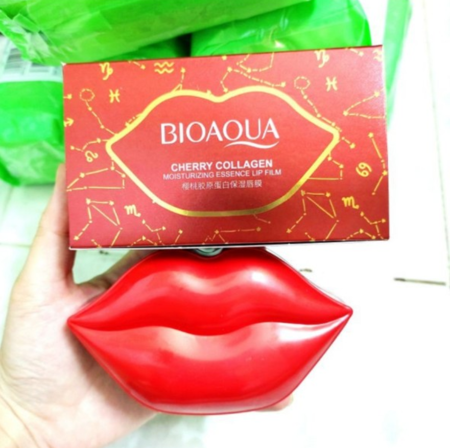 Mặt nạ bioaqua dưỡng hồng môi hũ 20 miếng