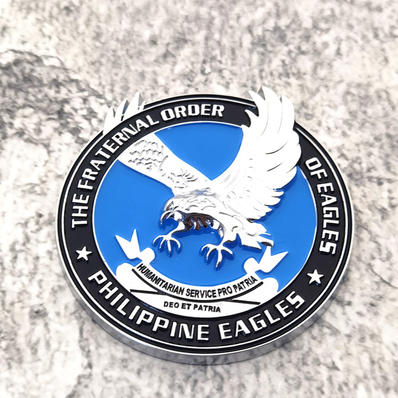 [COD] Đặc Biệt Cho Logo Xe Kim Loại Hình Dán Thân Xe Bằng Kim Loại Eagle Totem Hợp Kim Cao Cấp Philippines Eagle Đuôi Xe