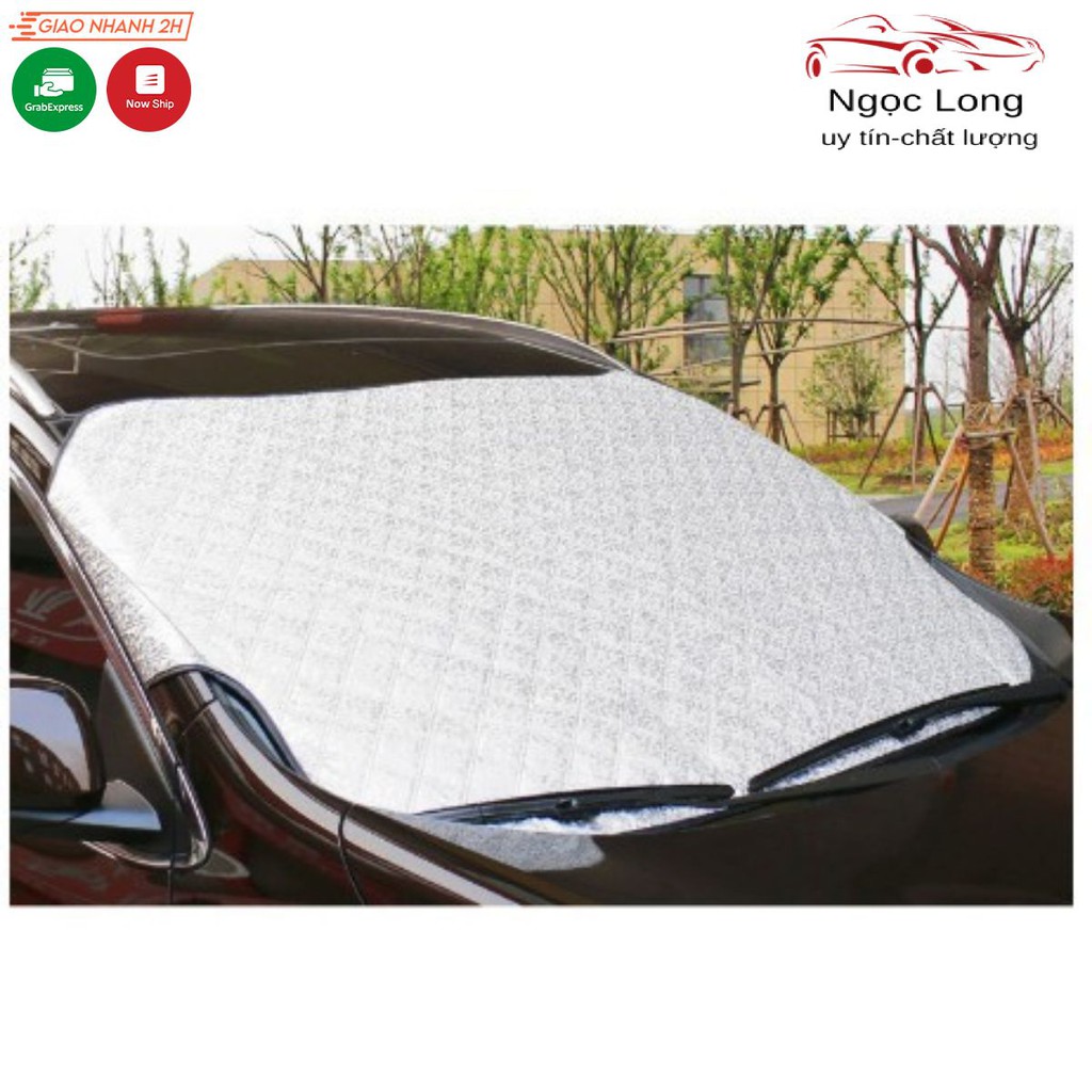 [HCM]Tấm Bạt Che Nắng Kính Lái Ô Tô Chống Nắng Chống Nóng Loại Dày Có 3 Lớp