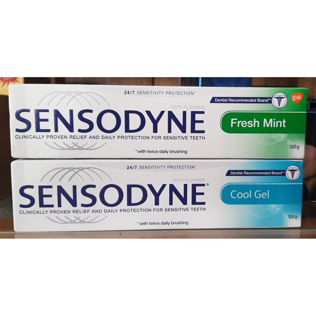 kem đánh răng chống ê buốt sensodyne 100gr