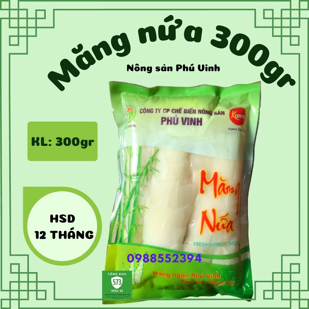 Măng nứa 300gr thương hiệu Phú Vinh