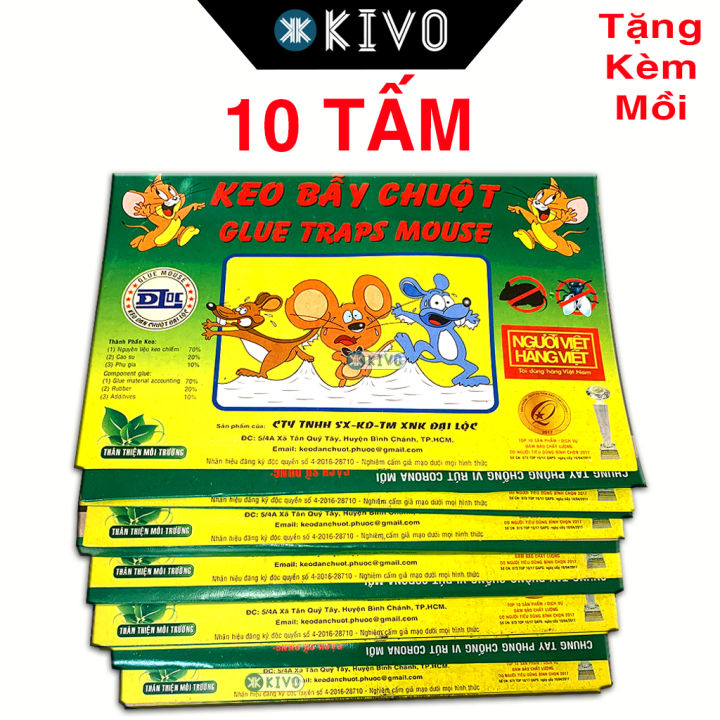 BỘ 10 MIẾNG KEO DÁN CHUỘT, DÍNH CHUỘT TIỆN LỢI - KEO DÁN CHUỘT, KEO BẪY CHUỘT, GIÁN, CÔN TRÙNG SIÊU DÍNH