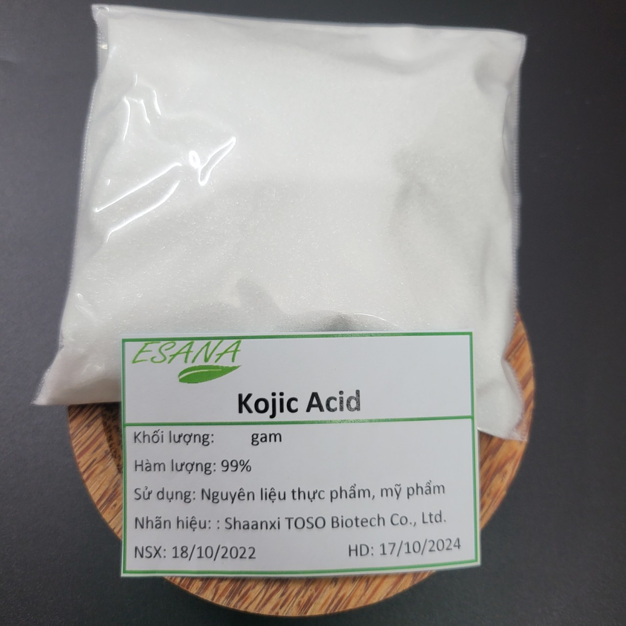 10g Nguyên liệu mỹ phẩm Kojic Acid