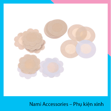 Bộ 10 miếng dán ngực dán nhũ hoa, dán ngực, dán ti 1 lần tiện dụng