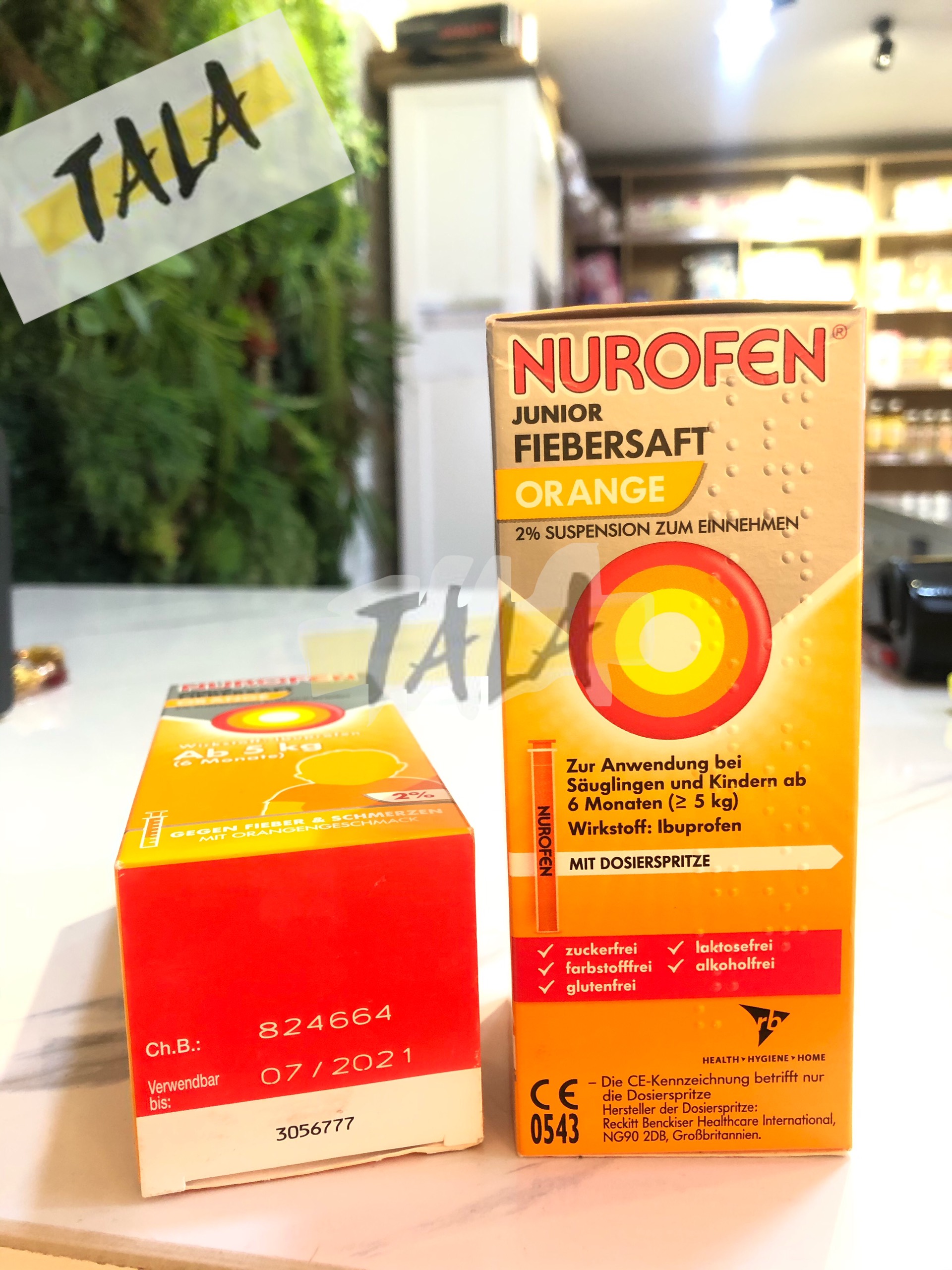 Siro hạ sốt nurofen cho bé từ 6 tháng 100ml