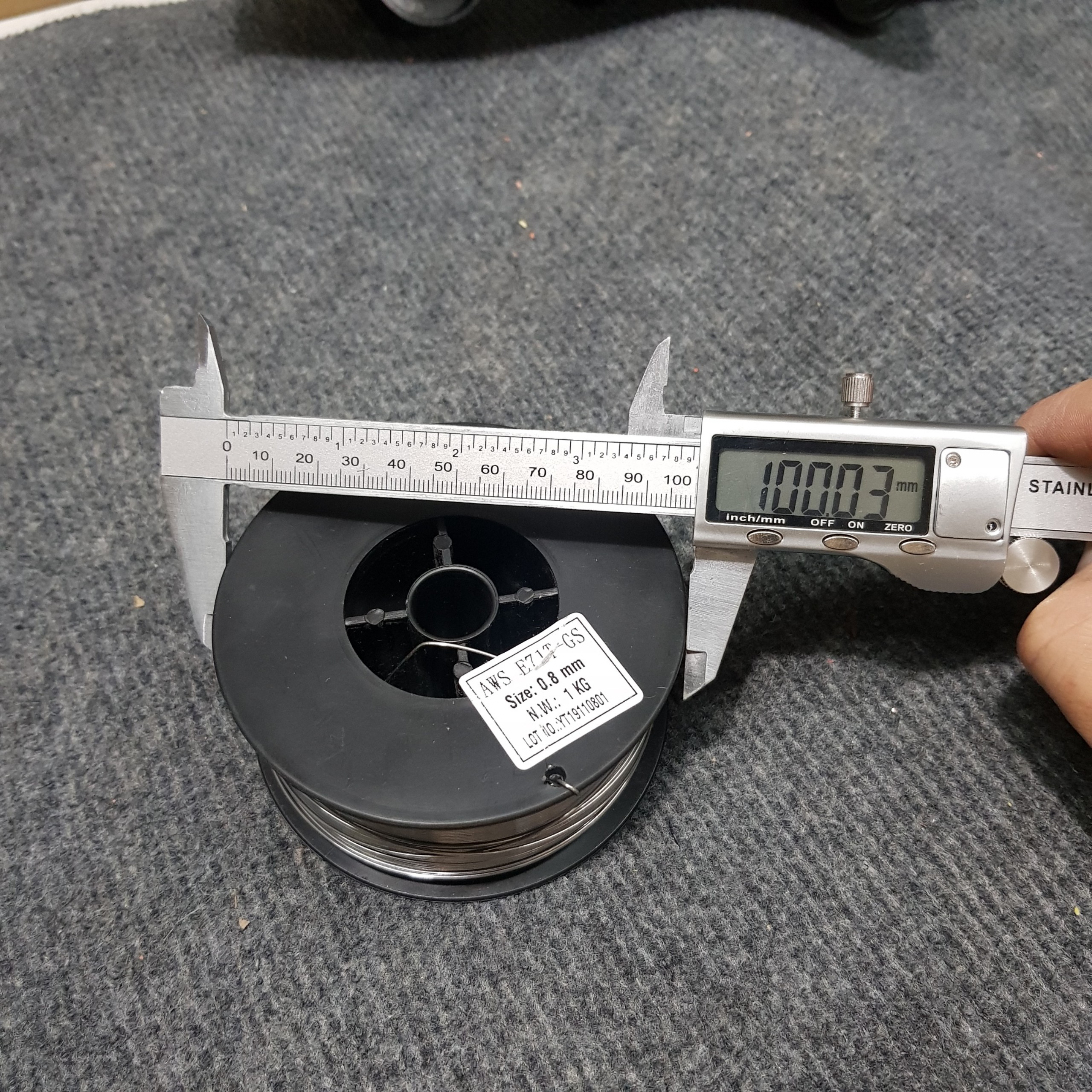 Cuộn dây hàn mig 1kg lõi thuốc