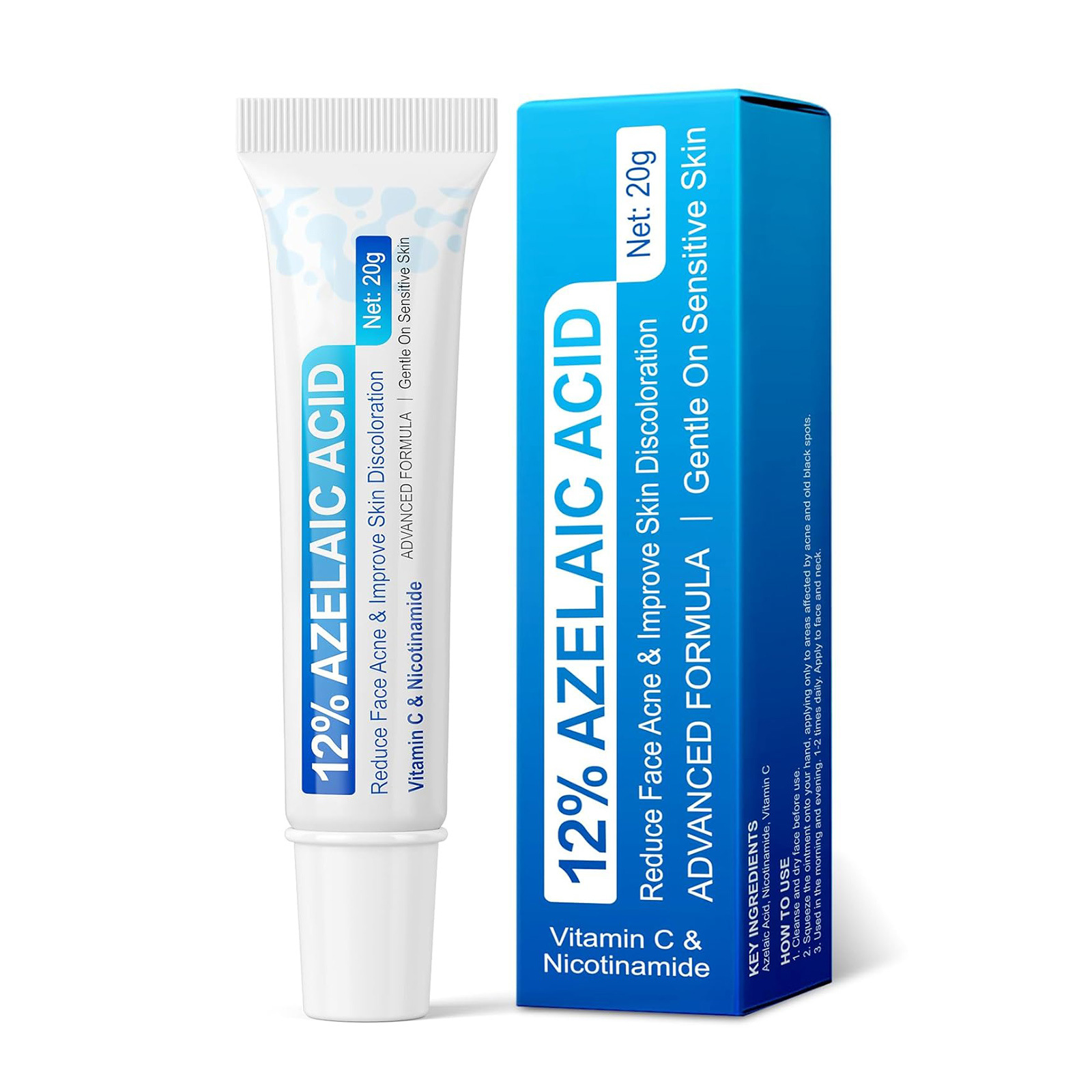 Azelaic Acid Serum with 12% Acido Azelaico  Skin Neck Cream