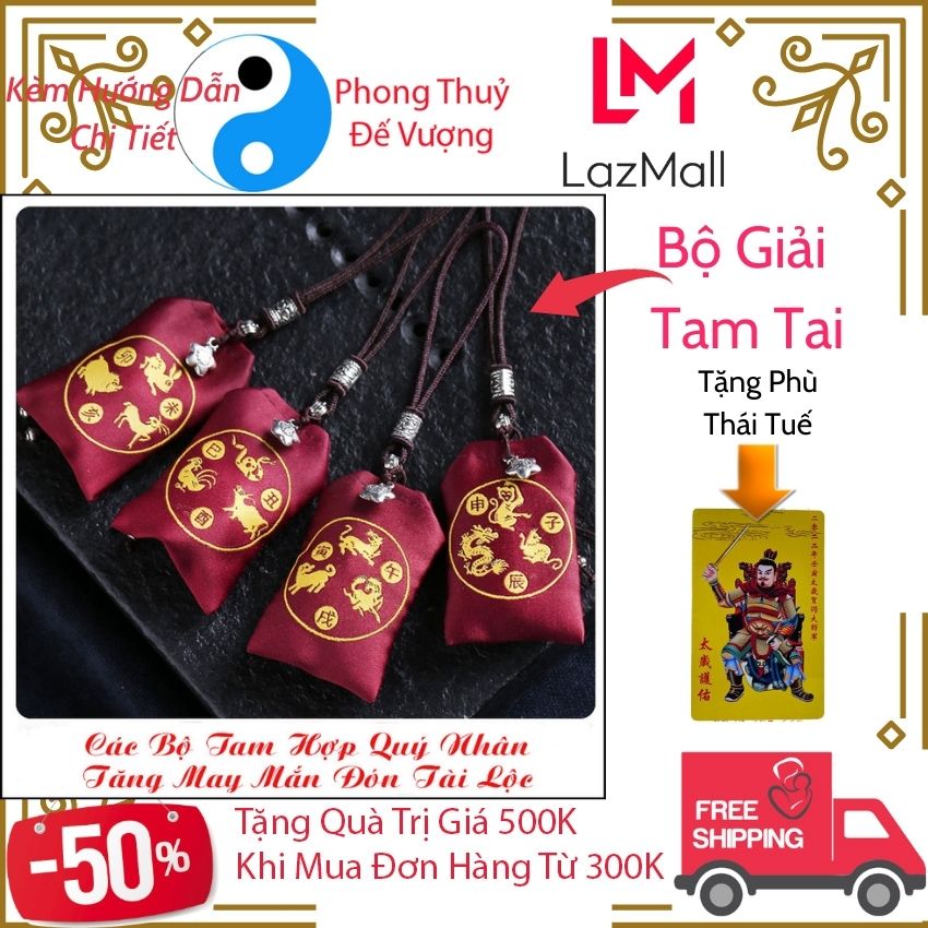 Túi Giải Hạn Tam Tai Cho Tuổi Thân Tý Thìn Túi May Mắn Tam Hợp Quý Nhân Giúp Tai Qua Nạn Khỏi Cuộc Sống Bình An – Phong Thuỷ Đế Vượng