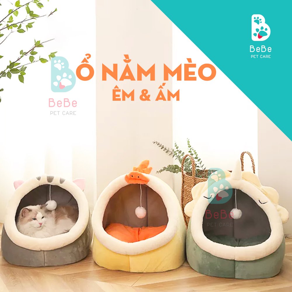 Nhà mèo - ổ đệm nằm cho mèo các loại