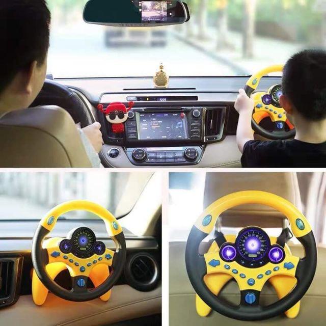 Đồ chơi vô lăng lái xe cho trẻ em trên 1 tuổi quay được 360 độ, có đèn có nhạc, có thể gắn ở ghế ăn, xe ô tô,Đồ chơi vô lăng lái xe cho trẻ em trên 1 tuổi quay được 360 độ, có đèn có nhạc, có thể gắn ở ghế ăn, xe ô tô,...