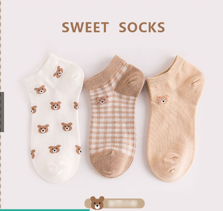 Set 10 đôi tất cổ ngắn nữ