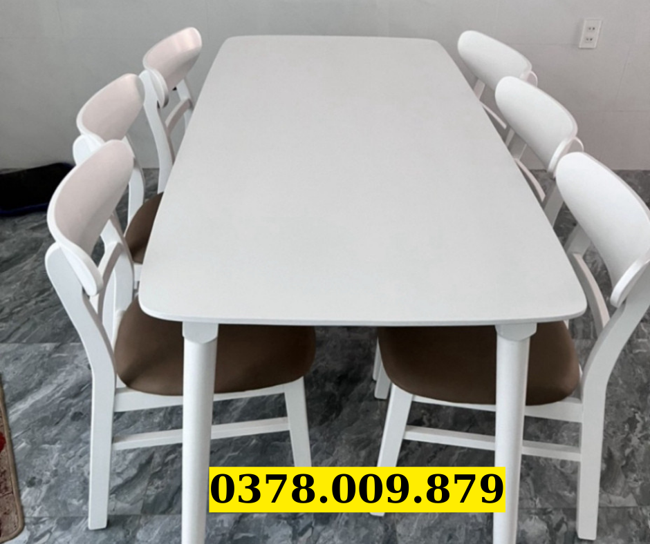 Bộ bàn ghế ăn mango gỗ , bàn ăn 8 ghế gỗ - bảo hành chính hãng