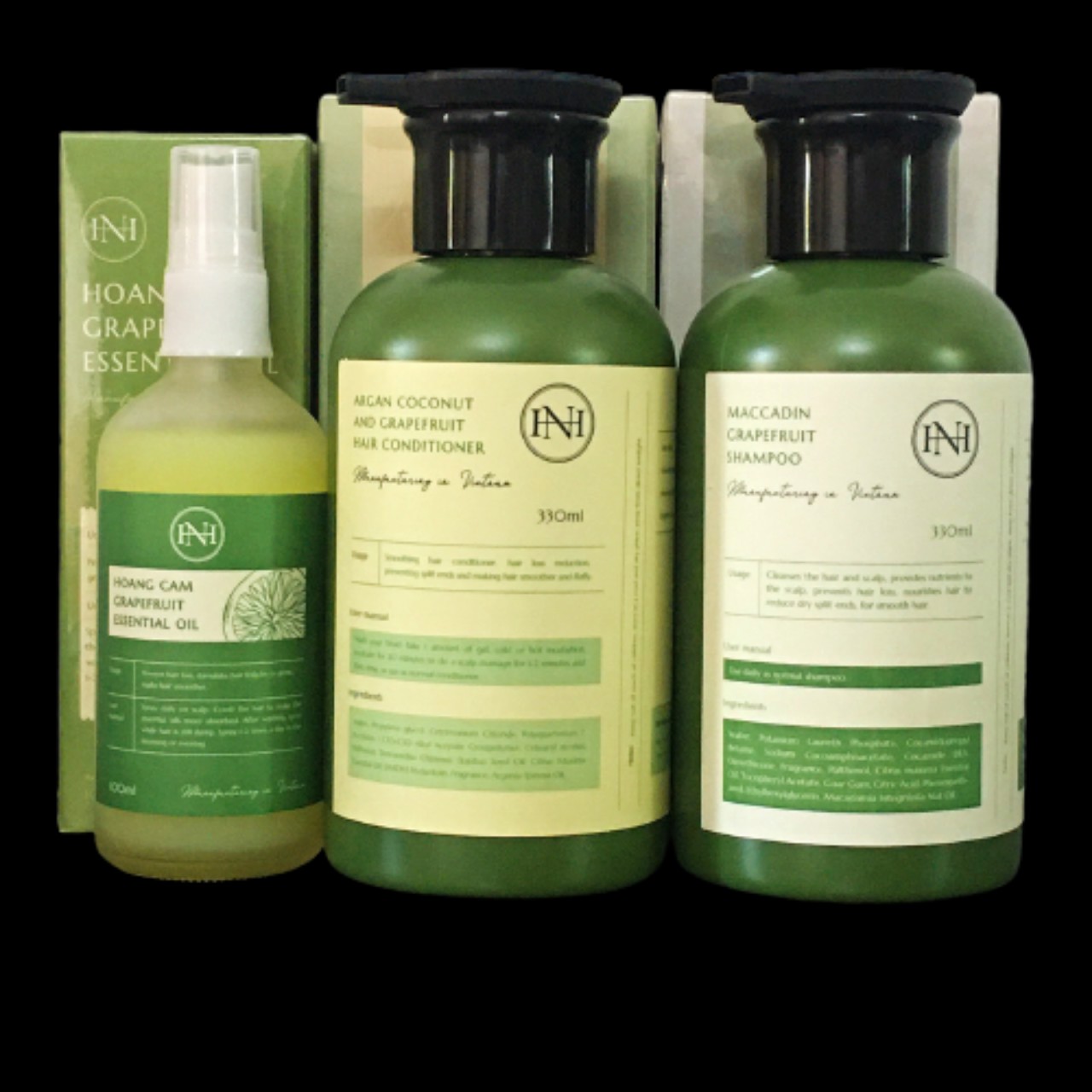 Dầu gội bưởi + gel ủ bưởi +tinh dầu bưởi nga hoàng ,tinh dầu hoàng cầm +dầu gội maccadin + ủ xả bưởi dừa argan mẫu mới