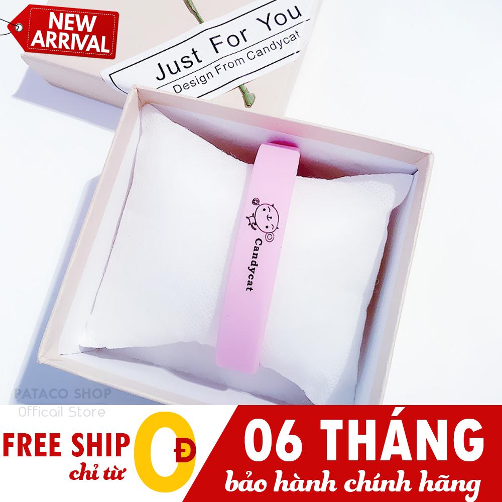 Vòng tay thời trang Candycat siêu cute đáng yêu, Dây Silicon bền bỉ (Có 3 màu)