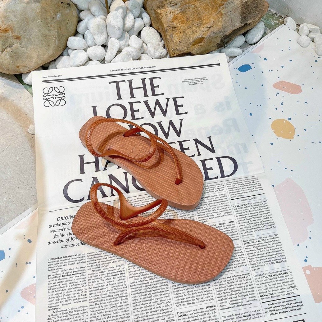 Sandal Xỏ Ngón Nữ Quai Kẹp Đế Bệt Dẻo Đi Học Đi Mưa Đi Biển Hàng Đẹp Giá Rẻ - 4
