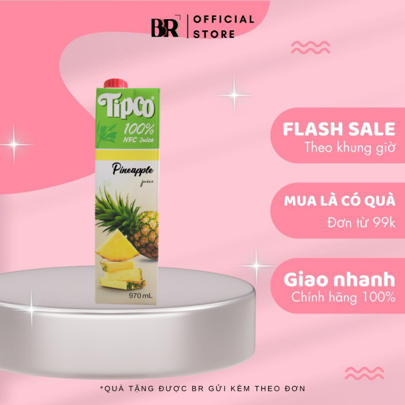 Nước ép trái cây tipco 1l