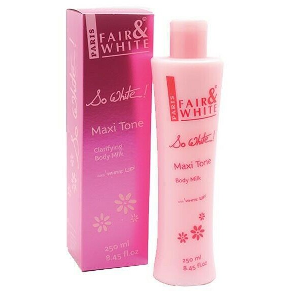 Kem sữa dưỡng thể fair and white maxi tone 250ml Ouibeaute