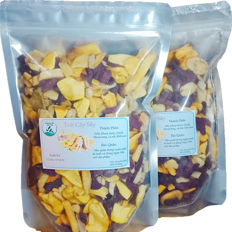 1kg Thập cẩm sấy 100% thành phần thiên nhiên thơm ngọt không hóa chất phẩm màu đảm bảo vệ sinh an toàn thực phẩm