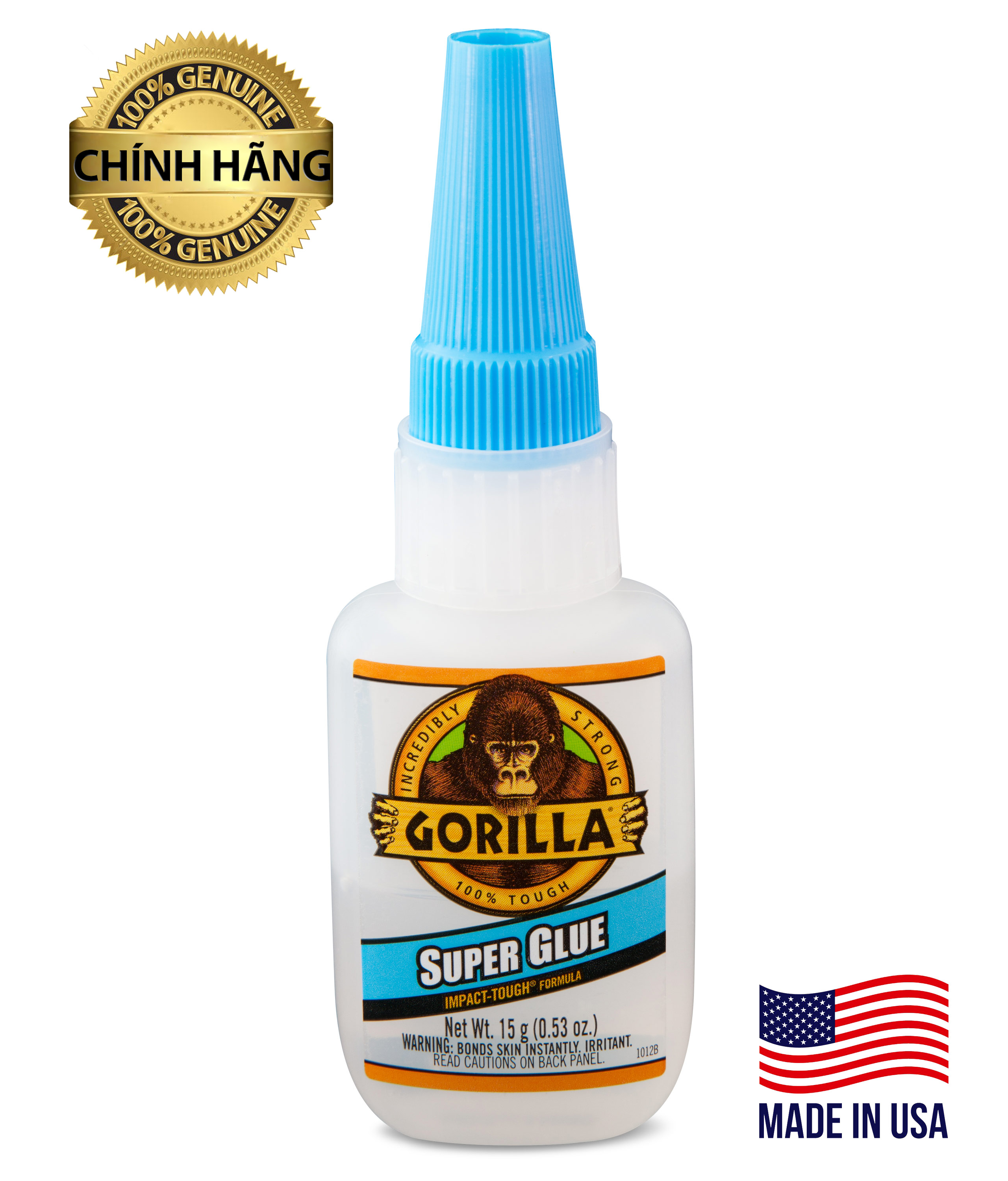 Keo Dán Siêu Dính Đa Năng Chịu Lực Trên Mọi Chất Liệu Dán Gỗ, Thủy Tinh, Nhựa, Gốm Sứ, Kim Loại - Keo Dán Hàng Thủ Công - Keo Dán Đồ Xịn Handmade – Keo Siêu Dính Gorilla Super Glue 15g