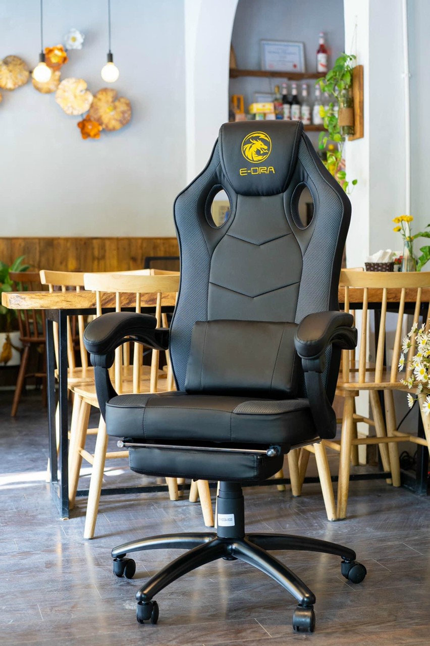 [HCM]E-Dra Jupiter M EGC204 V2 Black (chân thép lưng cao)