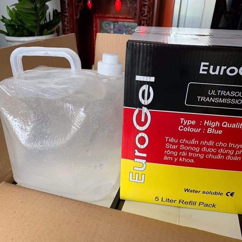 Gel siêu âm màu trắng - Gel lạnh triệt lông Euro