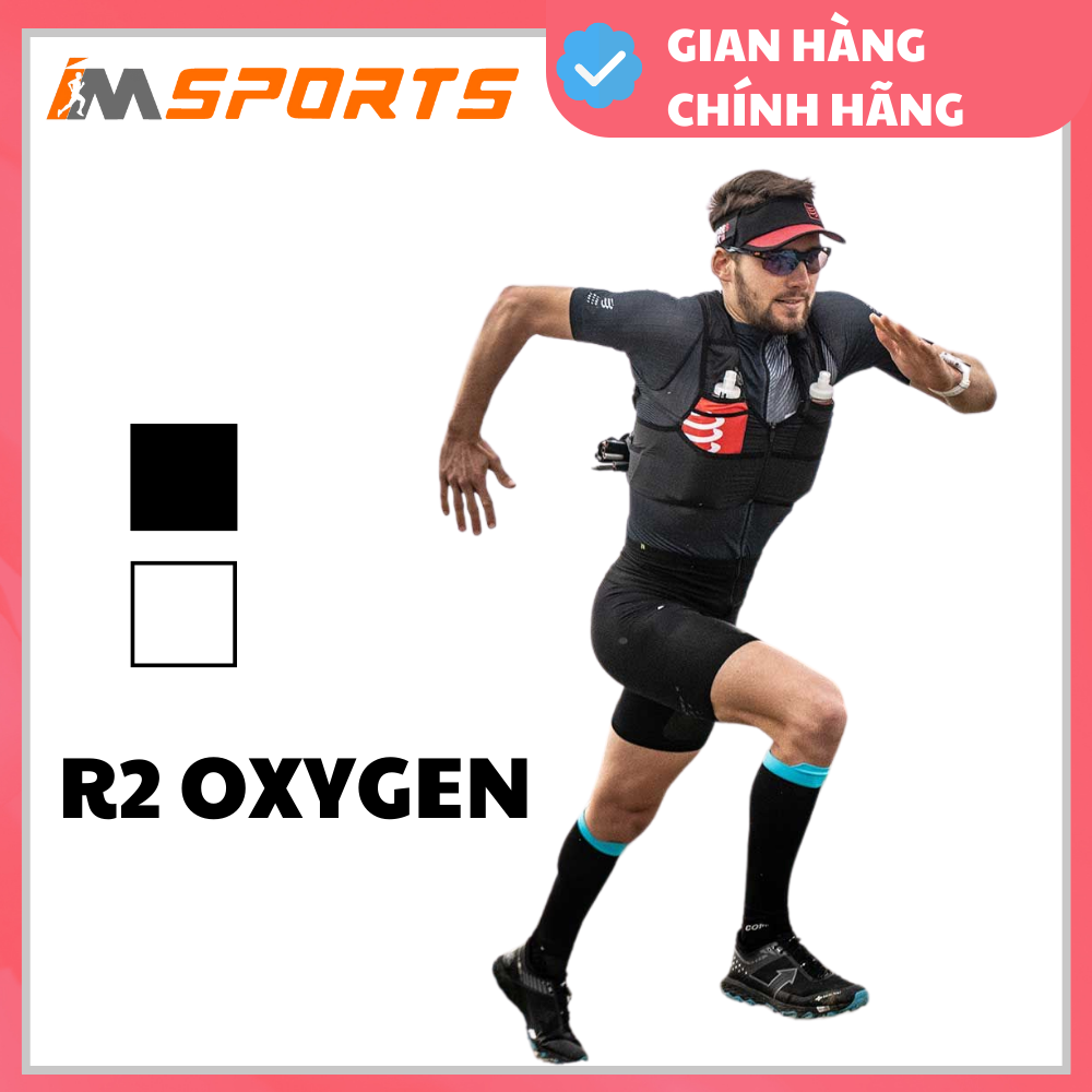 Bó bắp chân chạy bộ Compressport Calf R2 Oxygen