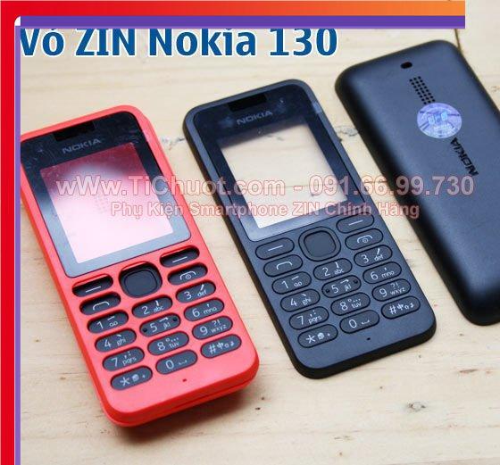 Bộ vỏ cho nokia 130 / rm-1035 - vỏ zin lk thay rất khớp+ tặng phím kèm theo.đen