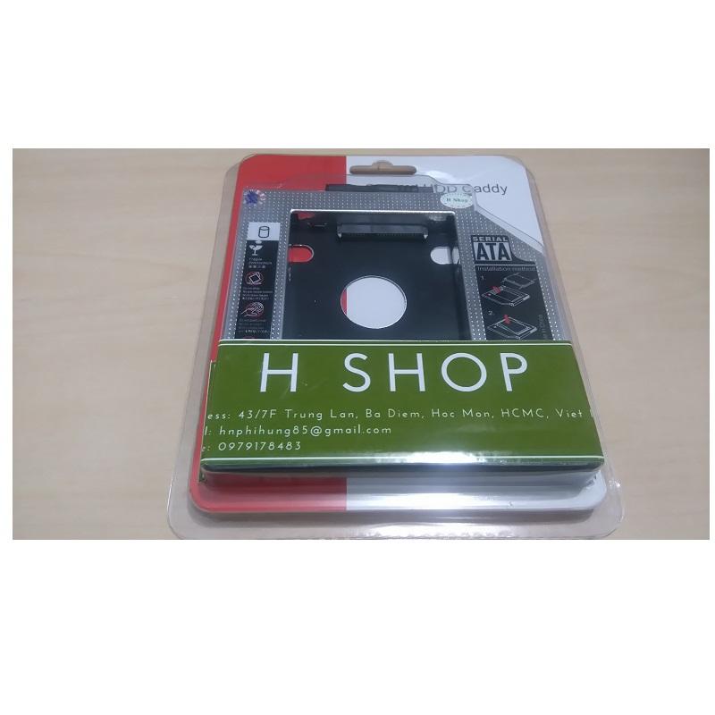 [HCM]Caddy bay SATA3 gắn ổ cứng thay cho ổ DVD laptop