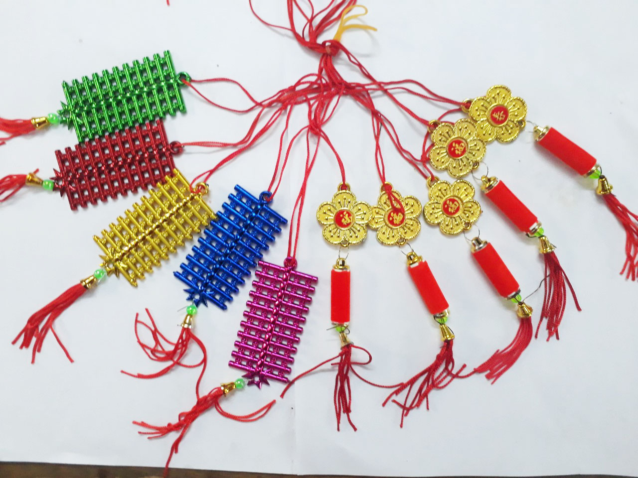 [HCM]Giá TỐT- Combo 10 dây liễn treo Tết-5 liễn pháo và 5 mai pháo