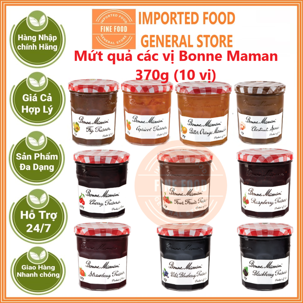 Mứt quả các vị Bonne Maman 370g
