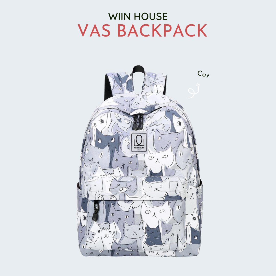 Wiin House-Balo Họa Tiết Wiin x Vas (Cat)