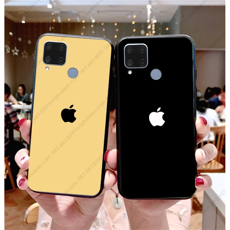 Ốp lưng Realme C12 C15 C25 C25Y C11 ép kính dẻo nano chống bể giả iphone siêu bền đẹp