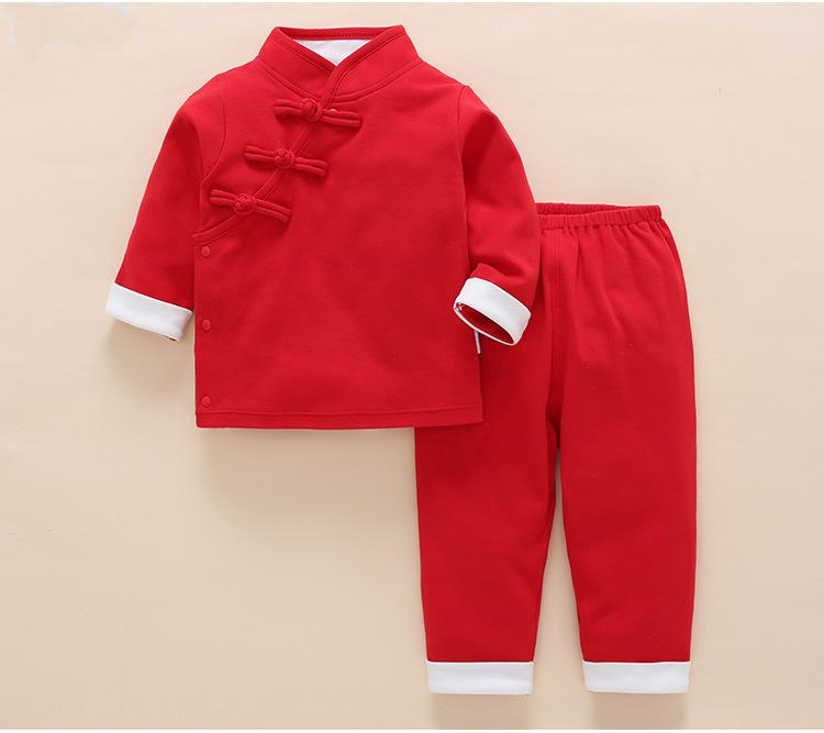 Bộ quần áo dài thu đông trẻ em chơi tết, cho bé 6 - 16kg