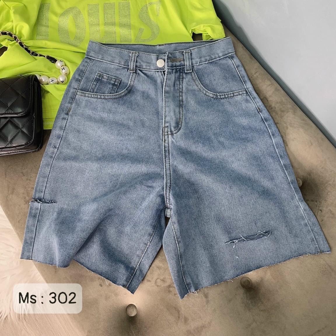 QUẦN JEANS NGỐ ỐNG RỘNG RÁCH PT