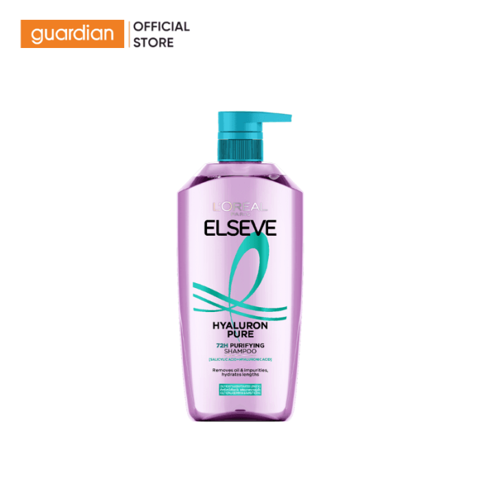 Dầu Gội Loreal Elseve Hyaluron Pure 72H Purifying Shampoo Guardian Việt Nam