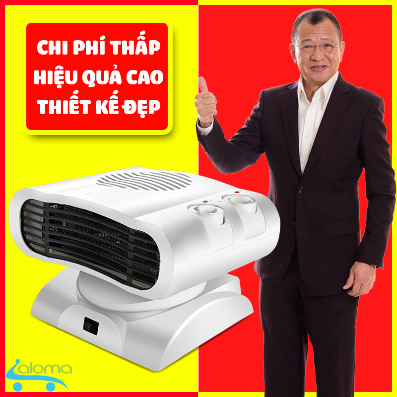 Máy sưởi ấm kèm thổi gió DILIPU SY-863 xoay đảo chiều 3 tốc độ nóng gió - Máy sưởi nhà tắm máy sưởi gốm máy sưởi an toàn không đốt cháy oxi